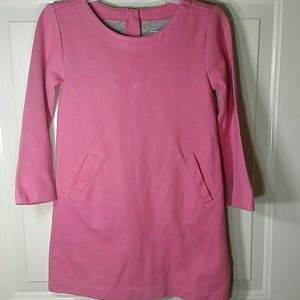 Old Navy 6/7 sweat material pink dress